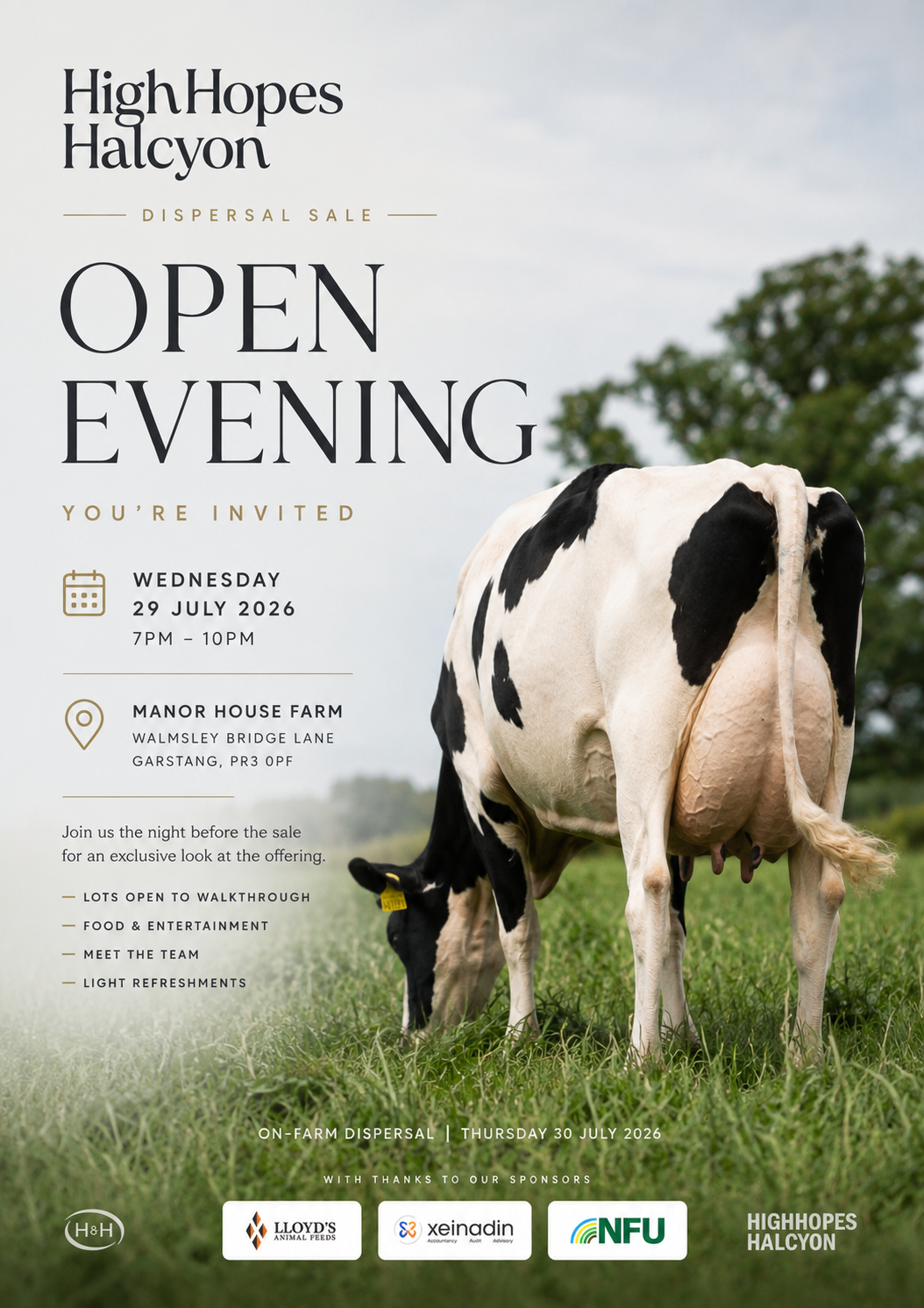 HighHopes Halcyon Open Evening invitation